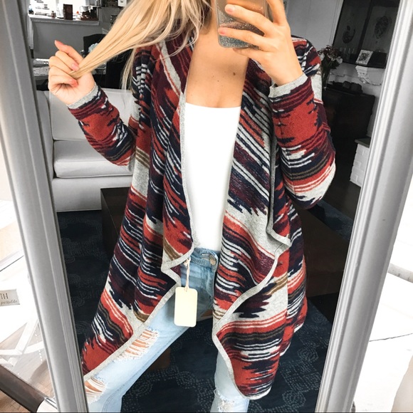 🆕 LUCKY BRAND LOOSE COLORFUL CARDIGAN SWEATER! - Picture 2 of 8